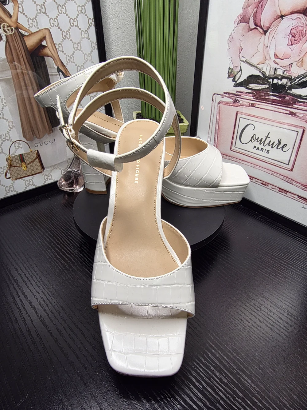 Fashion to Figure Platform Block Heel Sandal